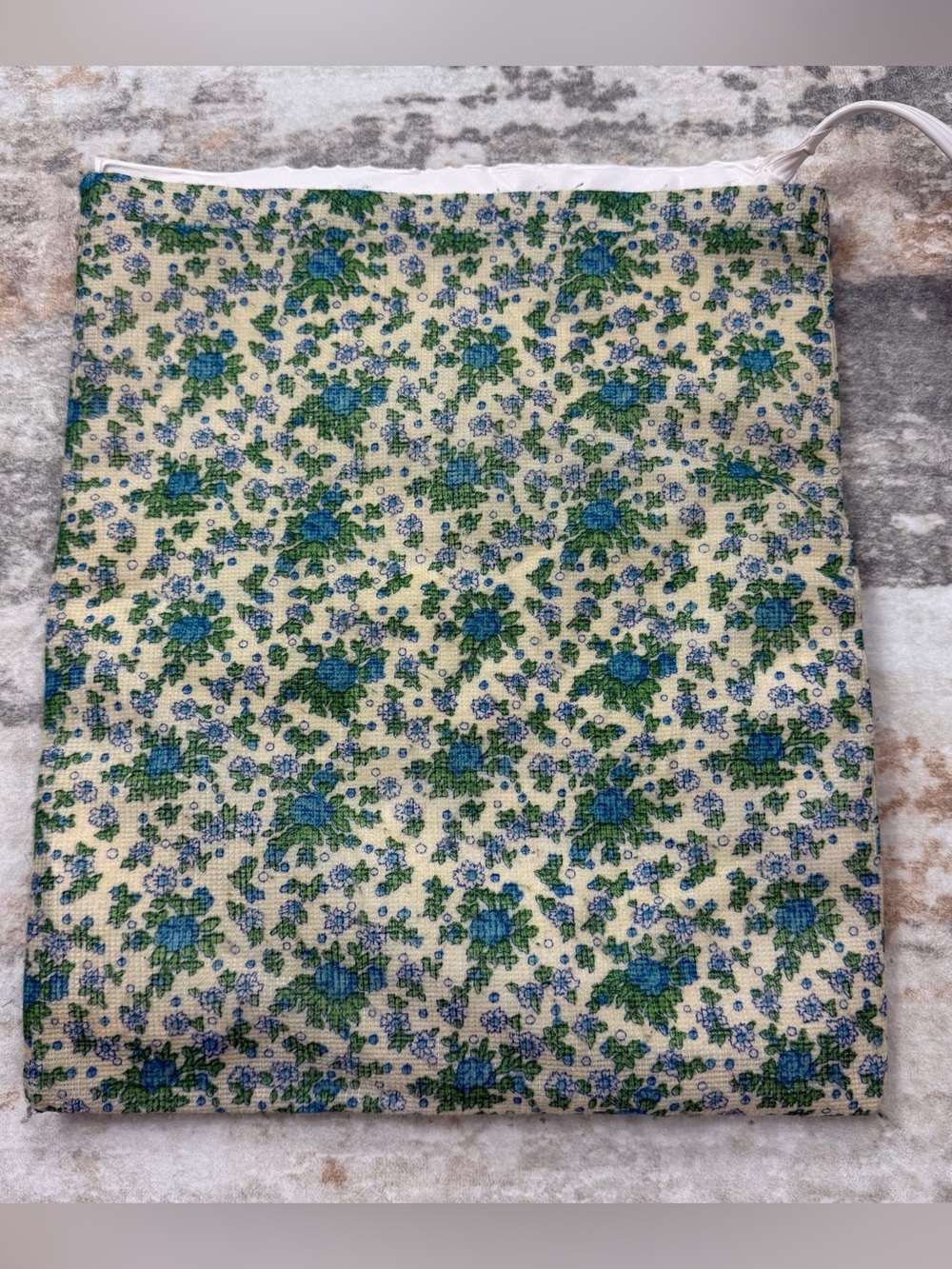 Vintage electric heating pad 12” x 14” WORKS blue green floral - Picture 6 of 9